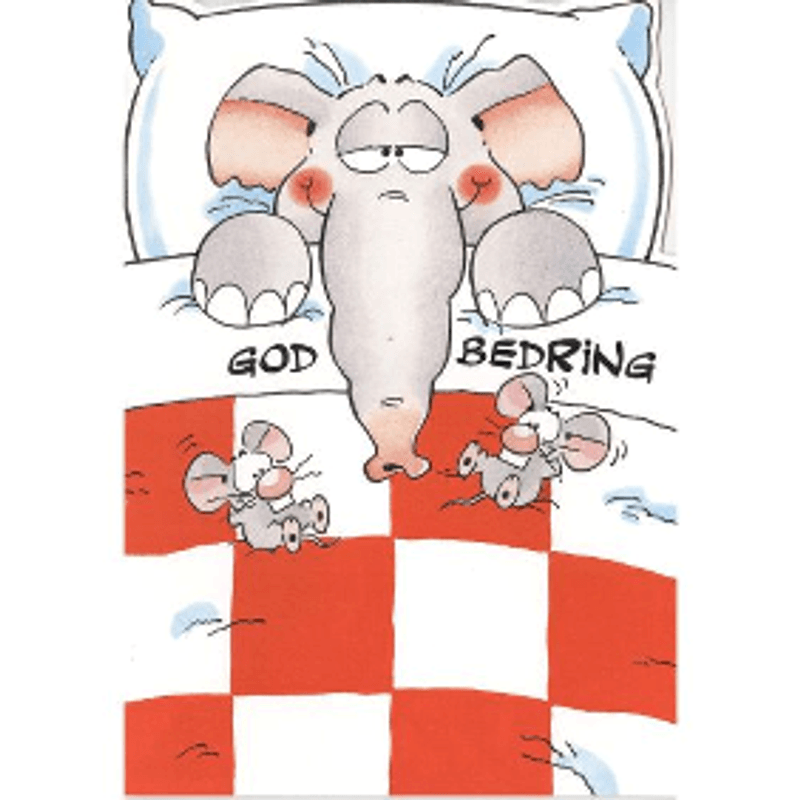 Kort. God bedring....