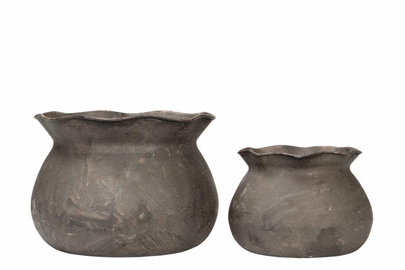 Blomsterpotte metall 23x17 cm