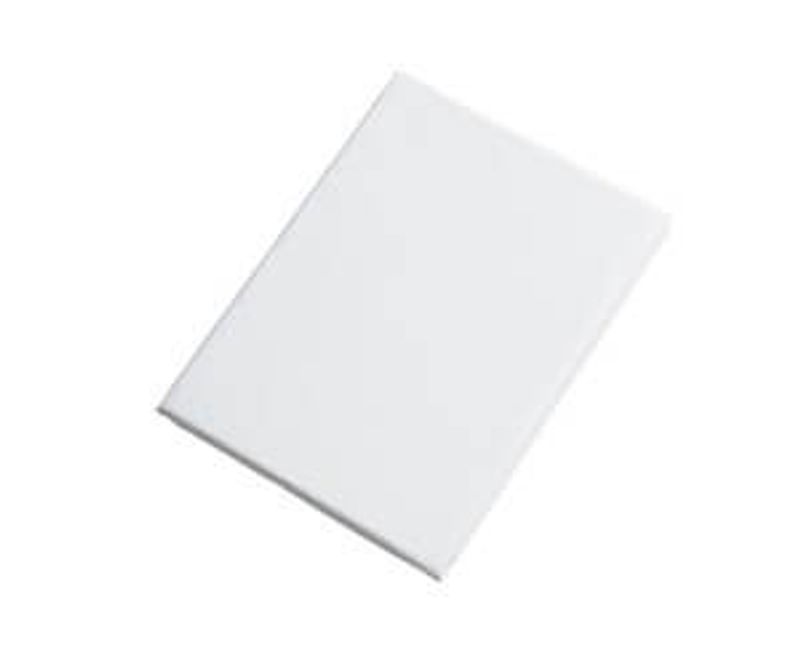 Jerseylaken Hvit bom/elas 120x200x27 cm