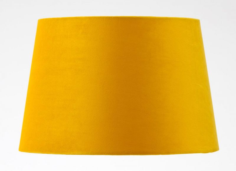 Lampeskjerm Savoy Sennepsgul 40 cm
