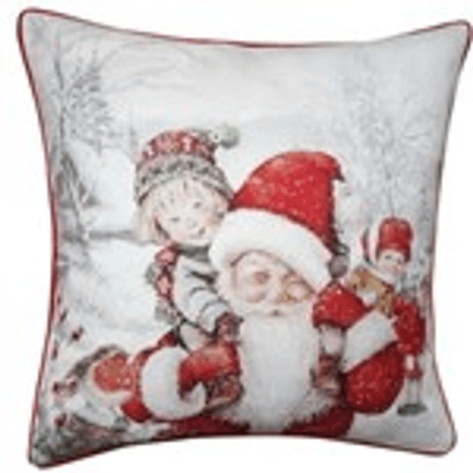 Hovedbilde Julepute Hvitm/motiv nisse 45 ...