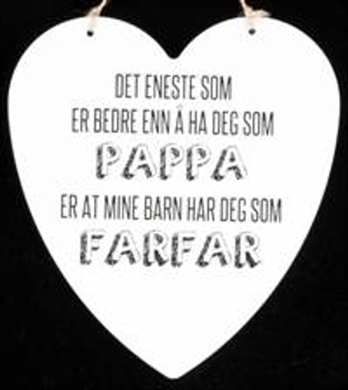 Metallskilt PAPPA/FARFAR