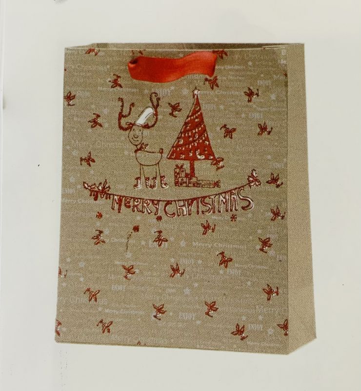 Gavepose m/julemotiv 18x23 cm