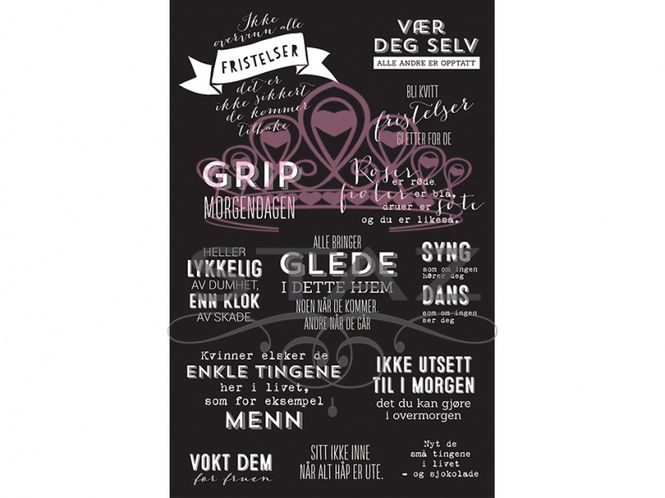 Hovedbilde Rubons Hvit tekst/hvite ...