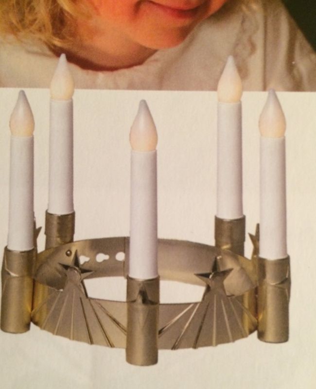 Lucia krone gull Ledlys