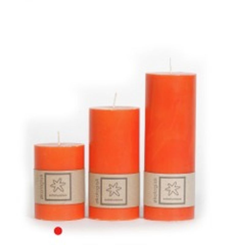 Kubbelys Orange 100 % stearin 7x10 cm