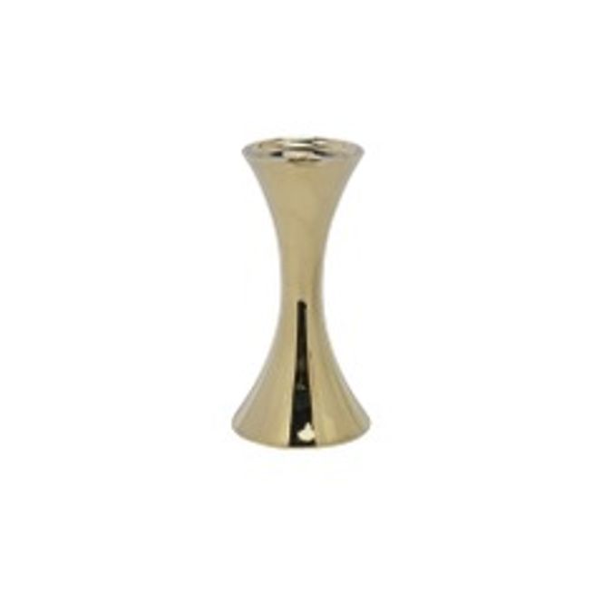 Hovedbilde Lysestake Gull/keramikk 10x2 ...