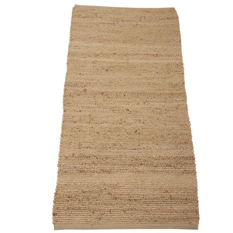 Gulvløper Jute/rustikk natur 70x140 cm