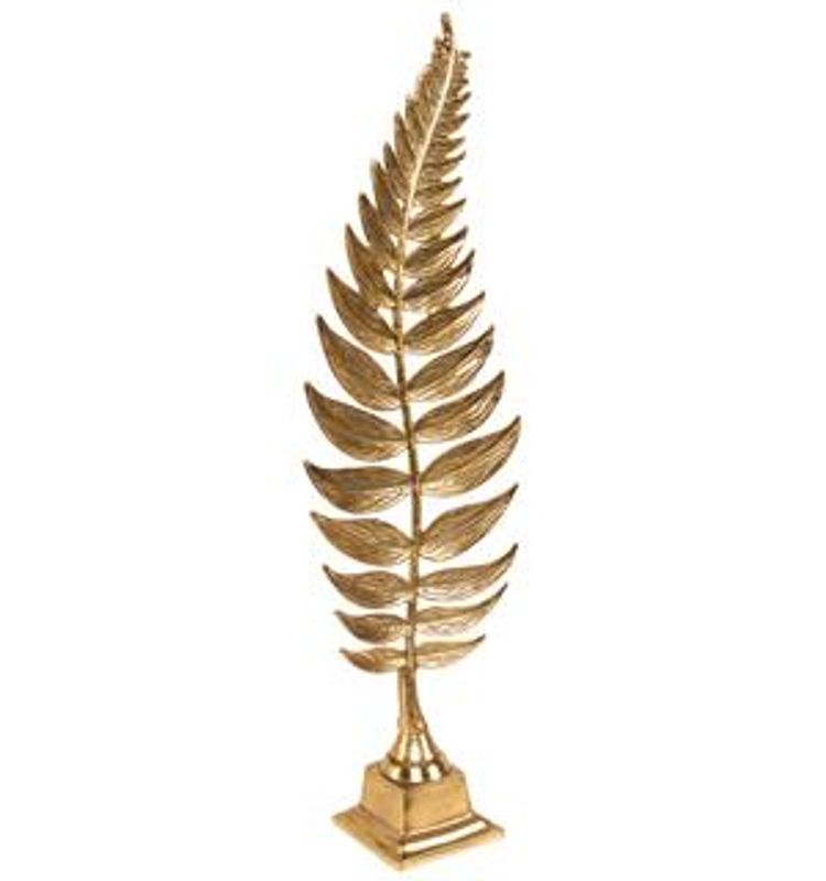 Blad stående messing H 75 cm