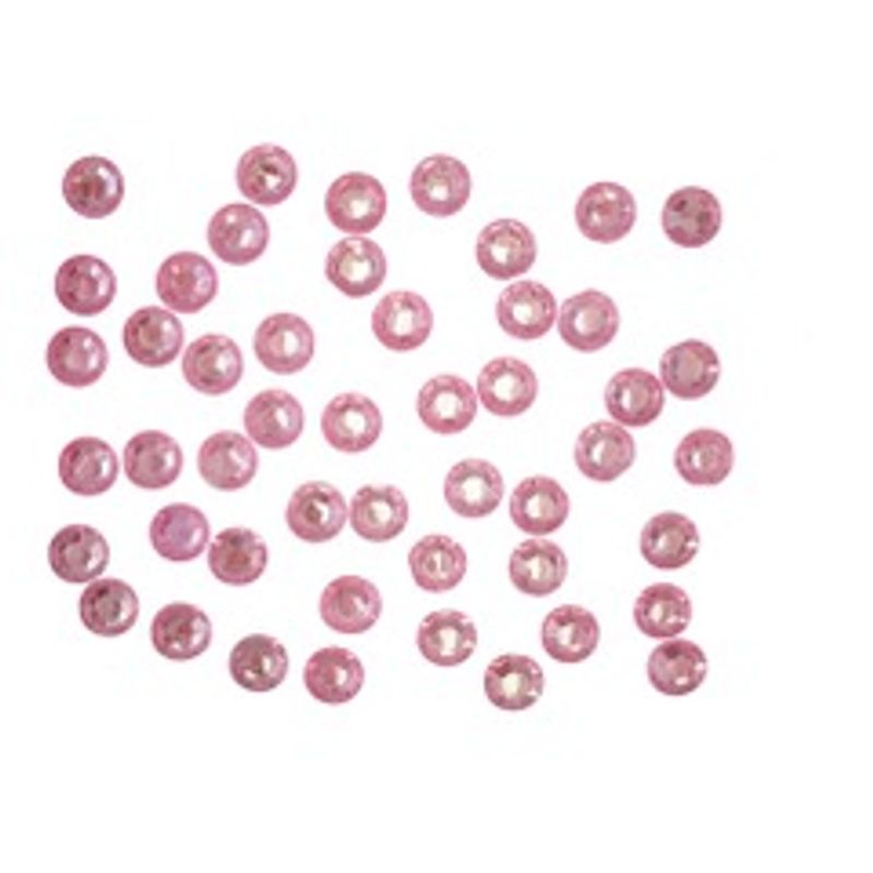 Bordstrø diamant lys rosa 8 mm 