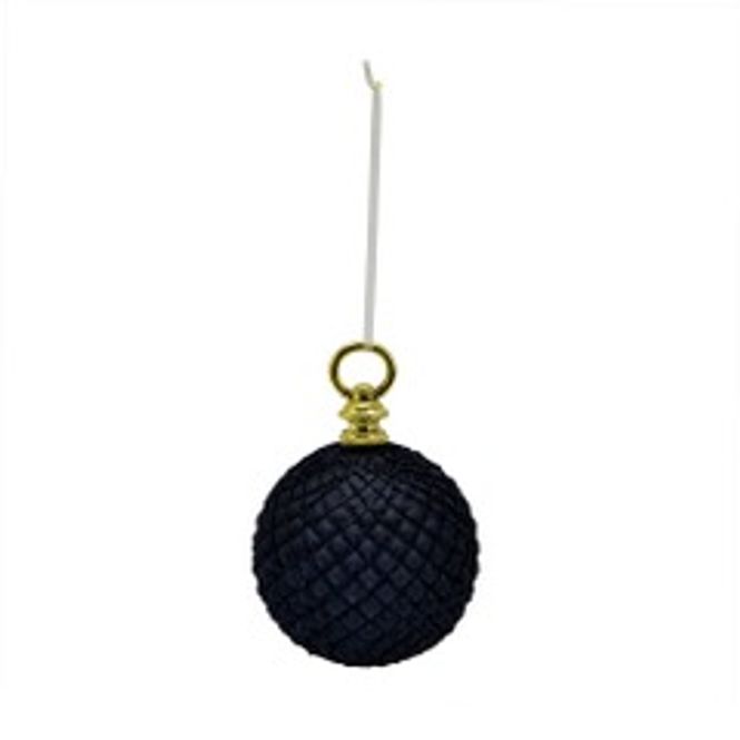 Hovedbilde Julekule sort matt 10 cm