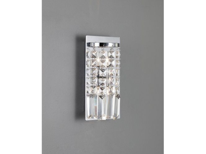 Hovedbilde Vegglampe Benito m/krystaller ...