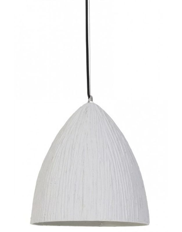 Taklampe Ø 29,5x34 cm betonglook lys grå