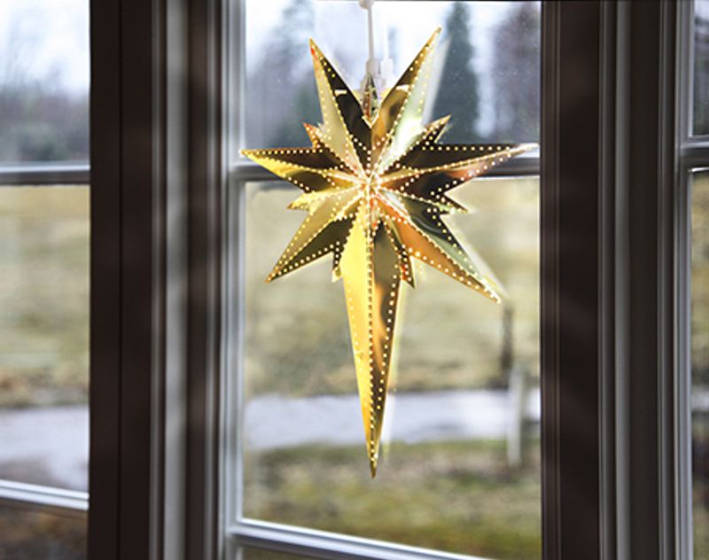 Adventstjerne Betlehem metall Messing 