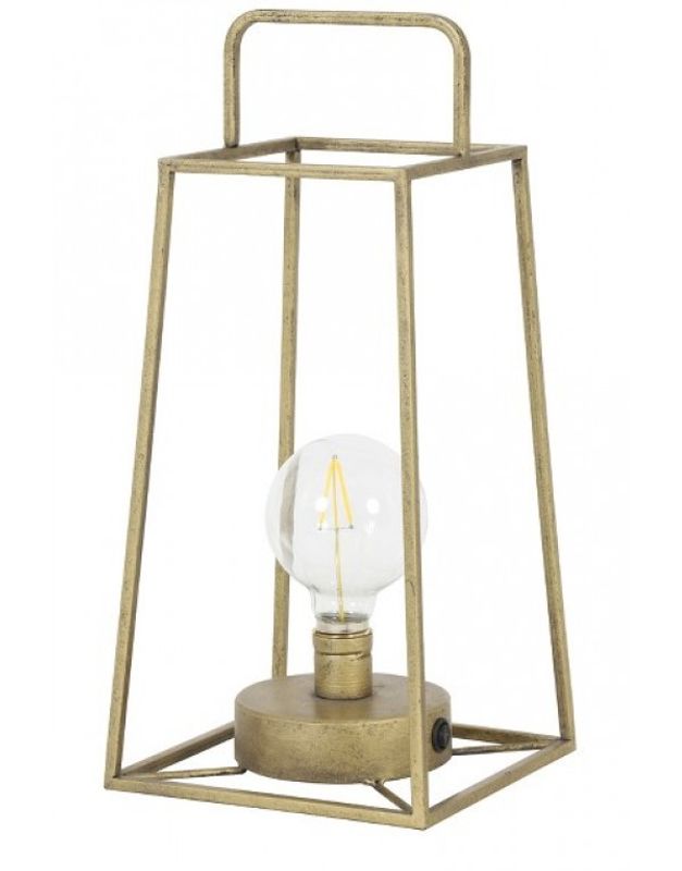 Bordlampe 17x17x37 cm Antique bronze