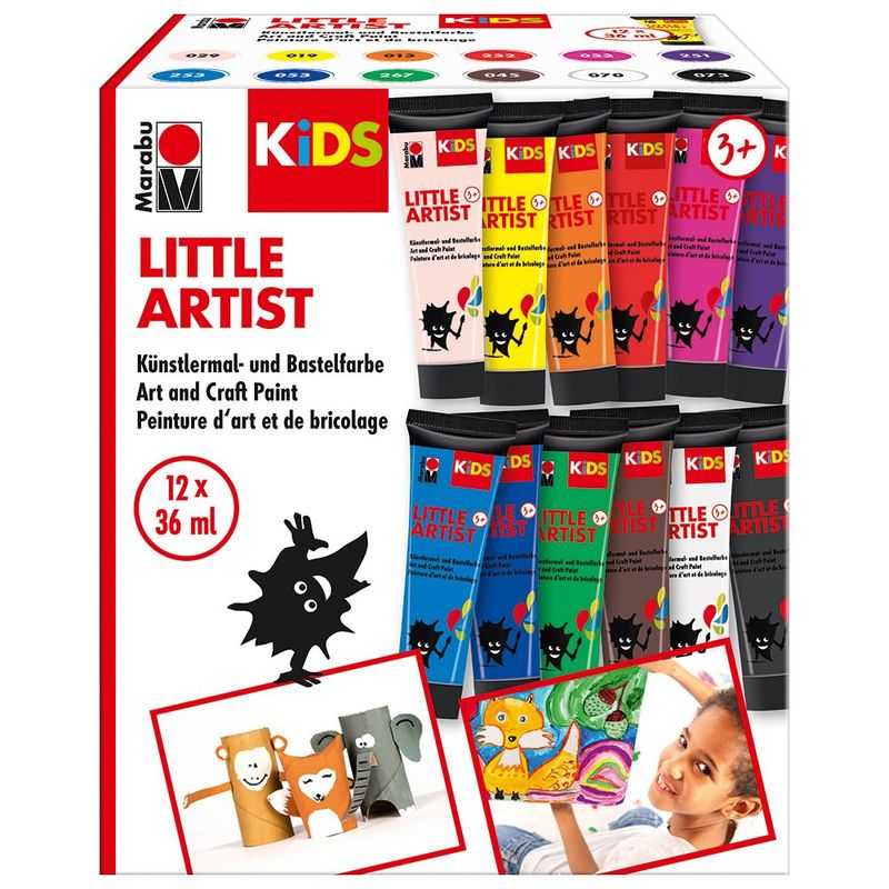 Marabu KiDS Little Artist Sett  12 x 36ml