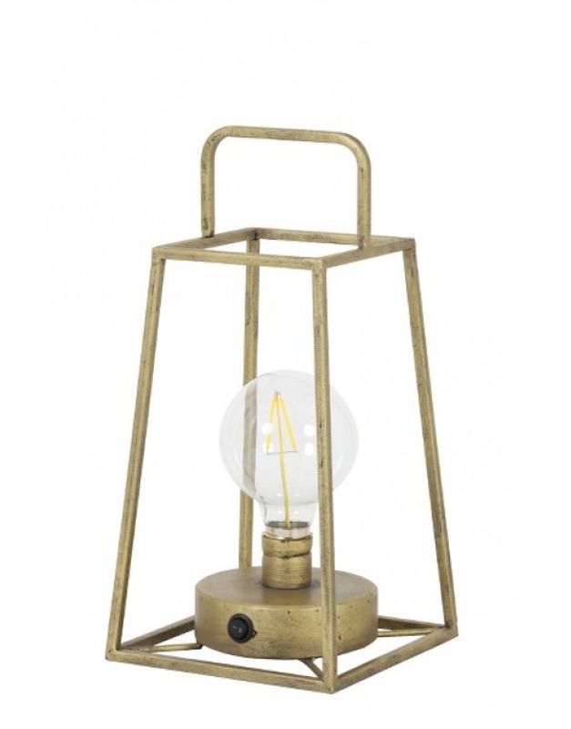 Bordlampe 15x15x30,5 cm Antique bronze
