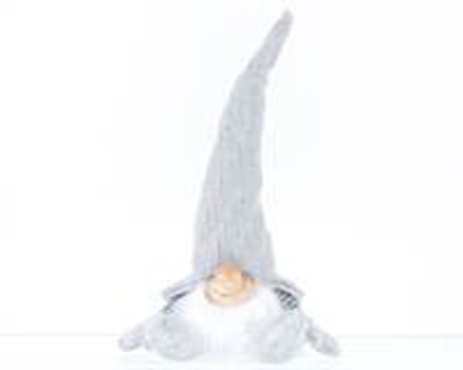 Hovedbilde Nisse med oppstoppernese 38cm