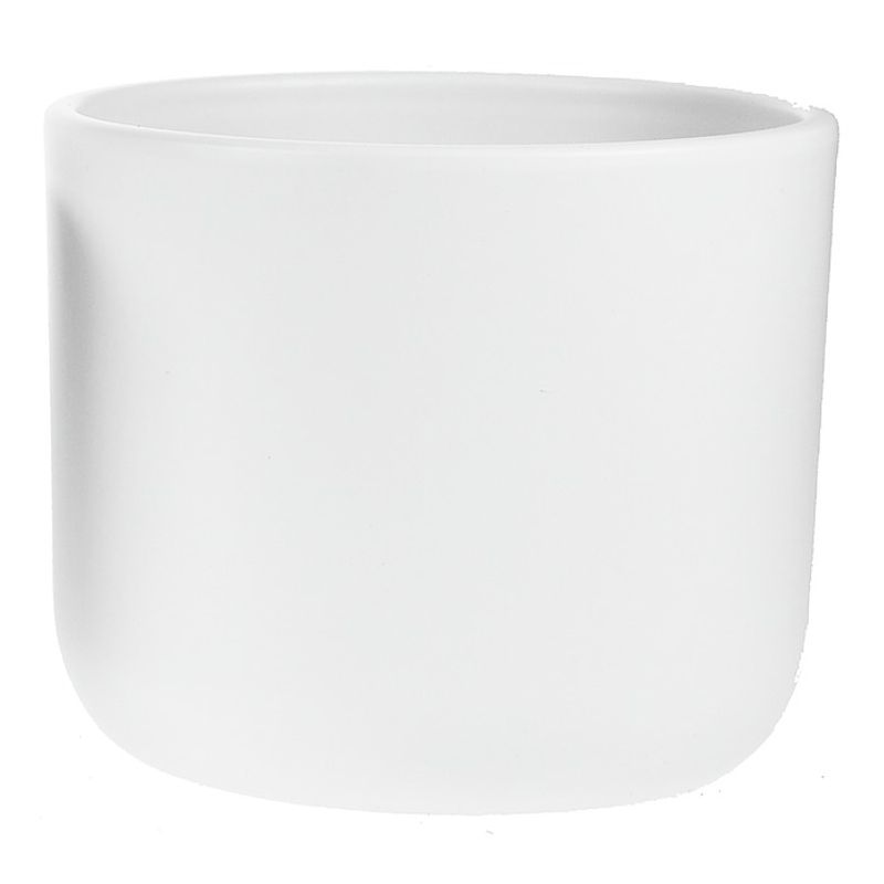 Blomsterpotte Hvit D15,5 x H 13 cm