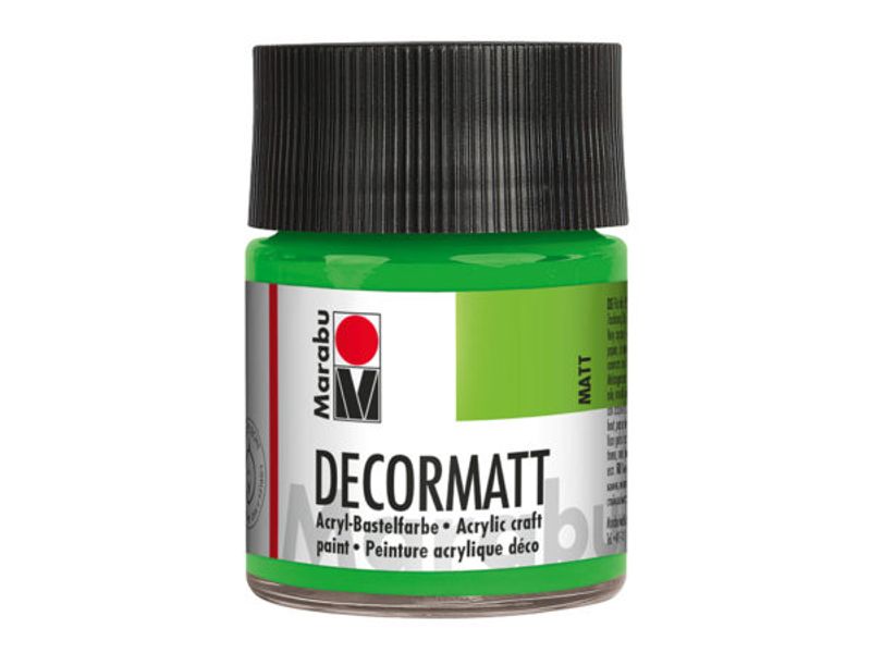 Marabu Decormatt 50ml  066 Gulgrønn