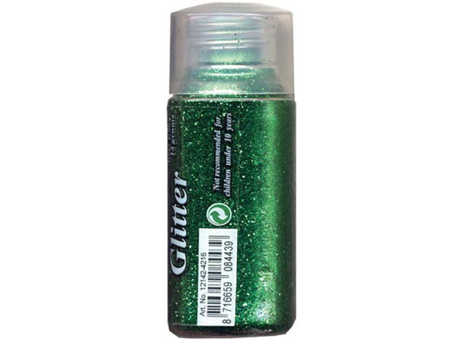 Hovedbilde Glitter 15 gram Grønn