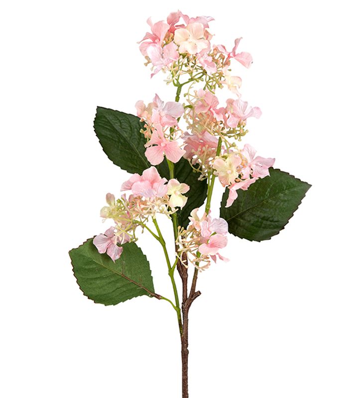 Hortensia stilk Rosa H 60 cm