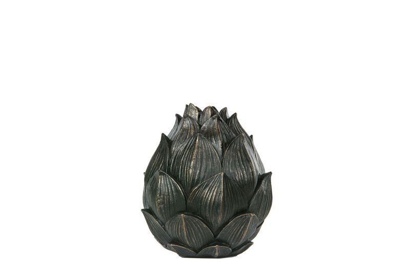 Lysestake Artisjokk G.Brun Poly 12x12x13cm
