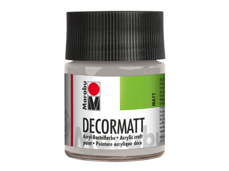 Marabu Decormatt 50ml  782 Metallic sølv