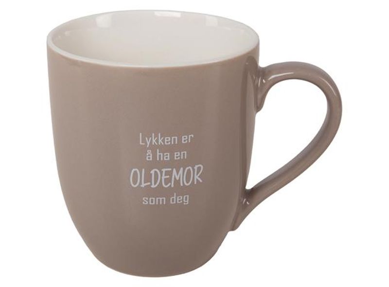Krus Beige lykken....oldemor