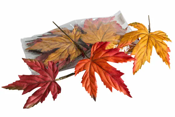 Høstløv/blad , polyester 8 cm