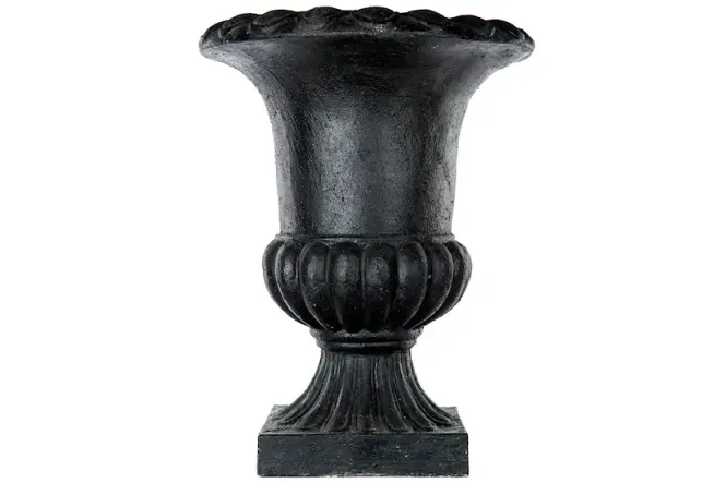 Hovedbilde Blomsterpotte sort  pokal ...