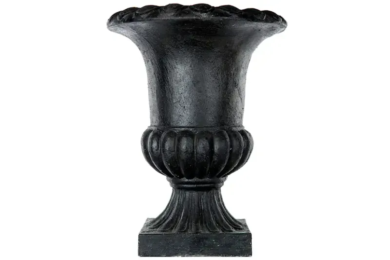 Blomsterpotte sort  pokal Poly Ø 47 x 61 cm