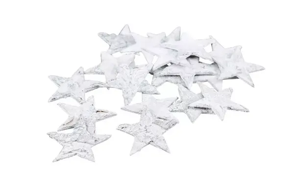 Neverstjerne hvit 4 cm