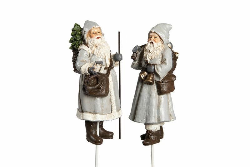 Nisse Grå Stick  Poly 9,5cm 