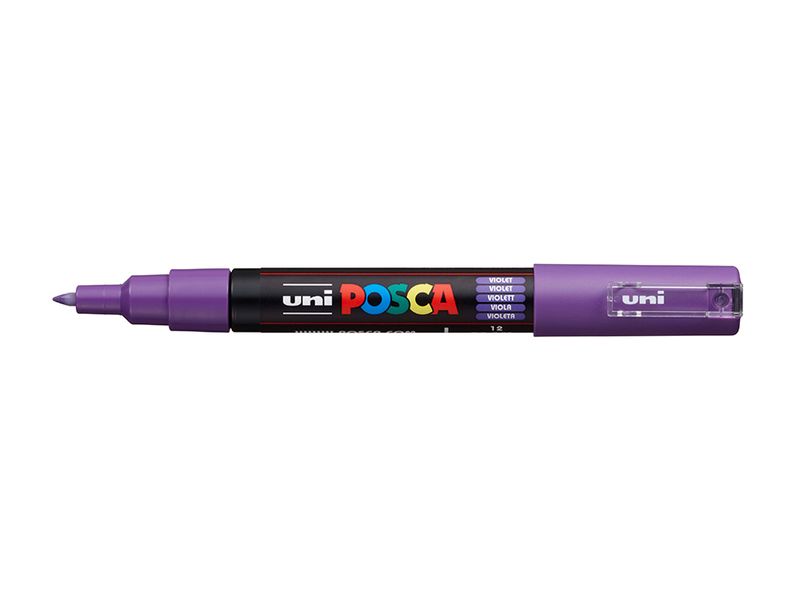 Uni POSCA PC-1M  Extra-Fine 0,7-1mm  12 Violet