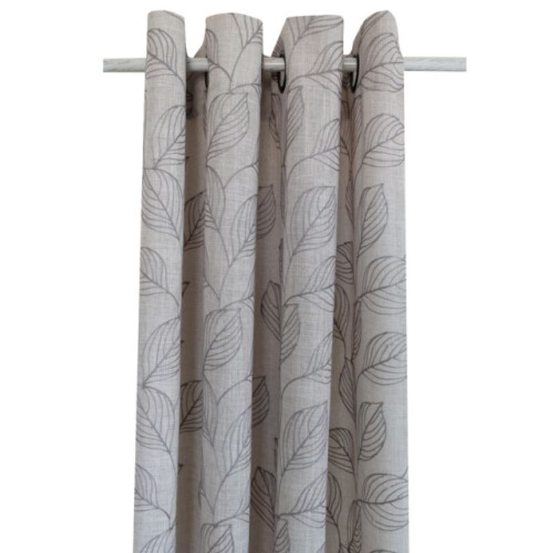Gardinlengde Polpi Beige 135x220 cm