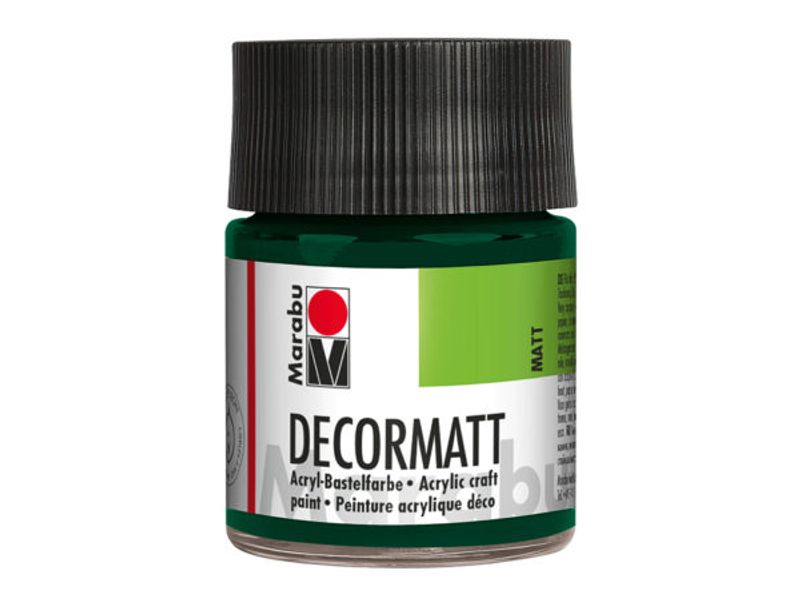 Marabu Decormatt 50ml  075 Grangrønn