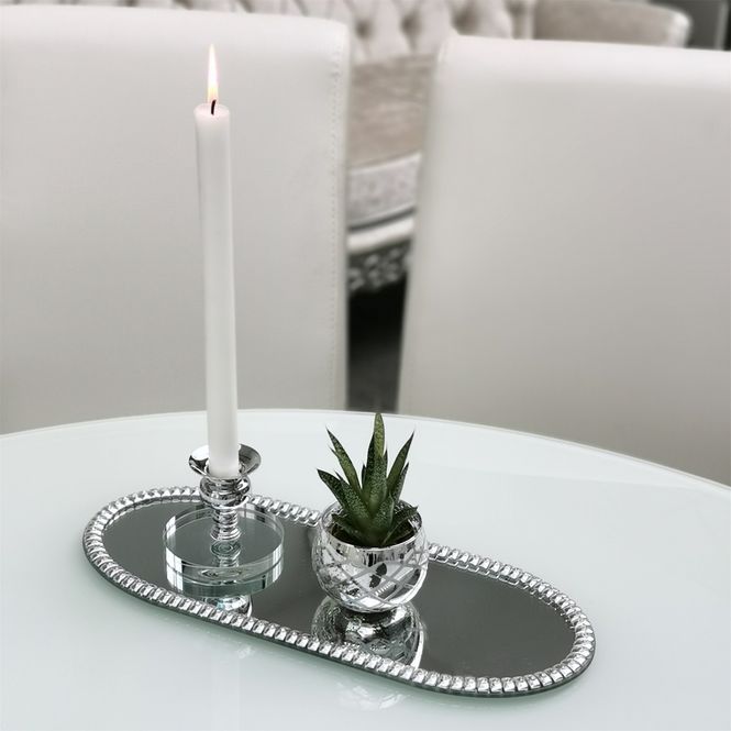 Hovedbilde Speilbrikke Oval 40x16x1 cm