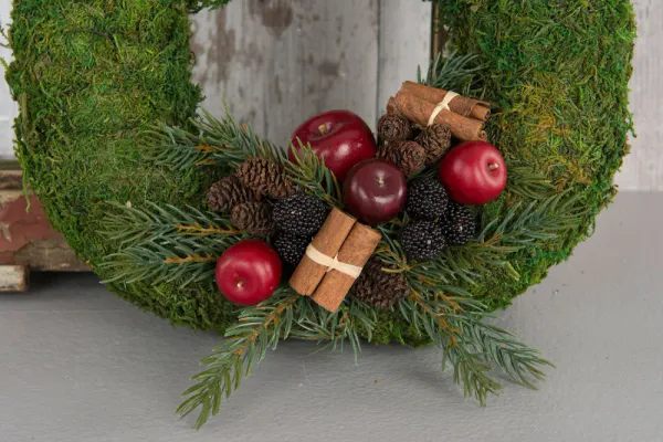 Eple burgunder med tråd 3,5 cm