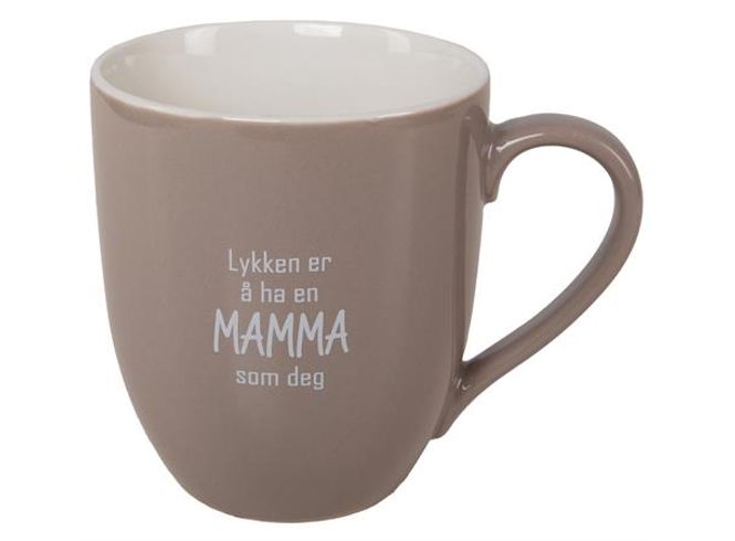 Hovedbilde Krus Beige lykken...Mamma som ...
