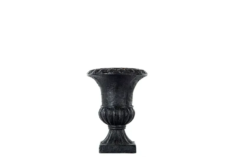 Blomsterpotte sort  pokal Ø14 x 18 cm
