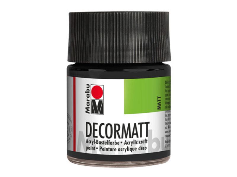 Marabu Decormatt 50ml  073 Sort