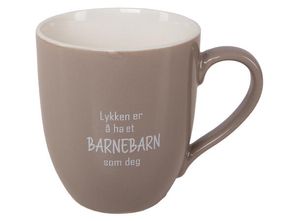 Hovedbilde Krus lykken...Barnebarn beige ...