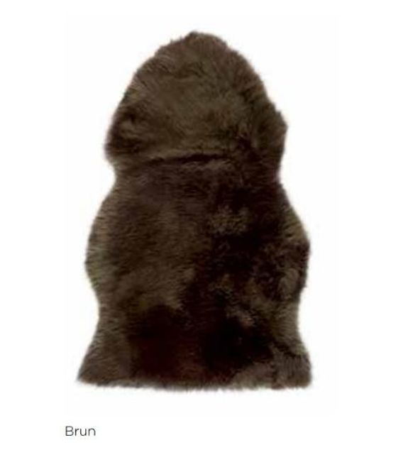 Hovedbilde Lammeskinn Brun 60x90 cm