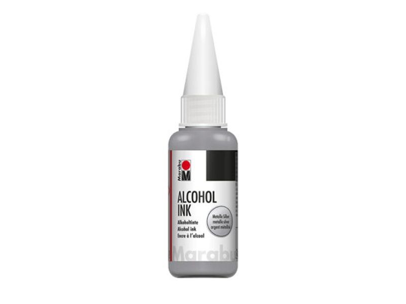 Marabu Alcohol Ink 20ml  782 Metallic-silver