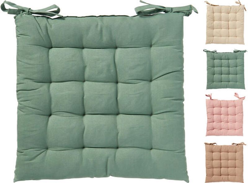 Stolpute rosa ecru taupe grønn 40x40cm