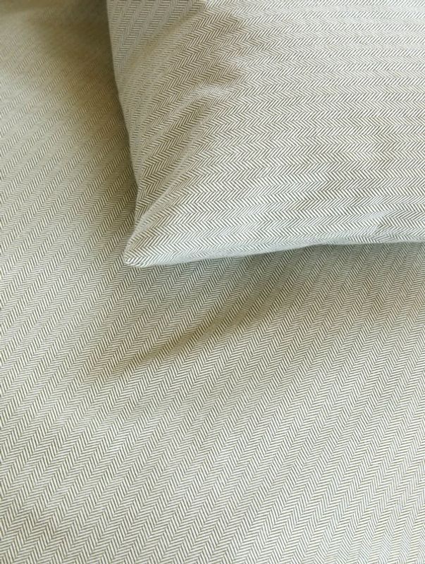Flanell Balder sengesett Dempet grønn 140x200/50x70 cm