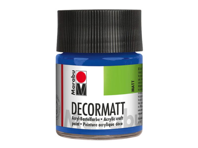 Marabu Decormatt 50ml  052 Mellomblå