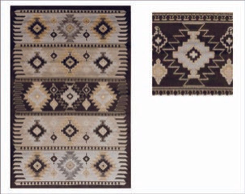Gulvløper kelim Sand 70x115 cm