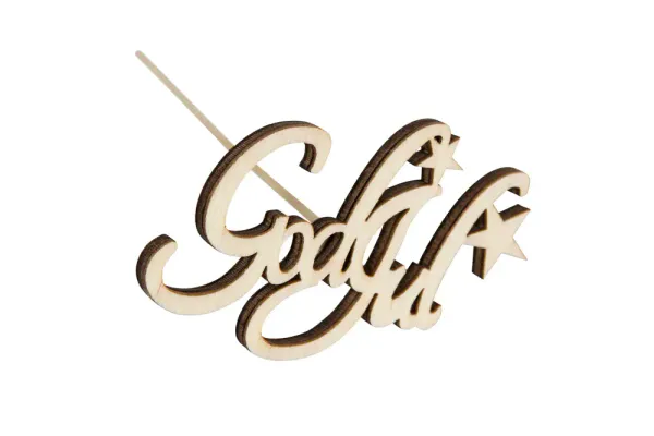 God jul stikk natur 8x5 cm